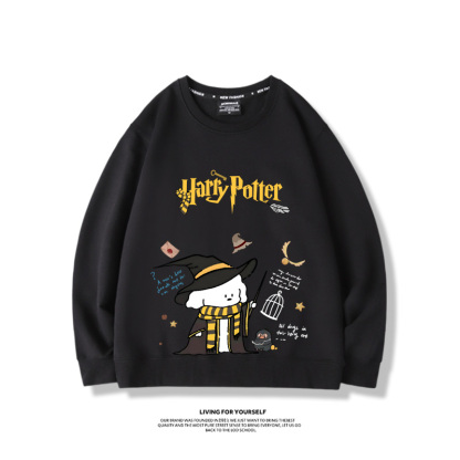 線條小狗2023親子情侶裝 圓領長袖