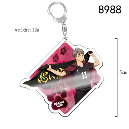排球少年周邊亞力克鑰匙扣影山飛雄日向翔陽孤爪研磨西谷夕及川徹 掛飾【單買三件起送】
