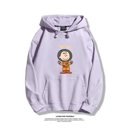 史努比聯名衛衣2023秋冬新款親子情侶裝薄絨款連帽衛衣