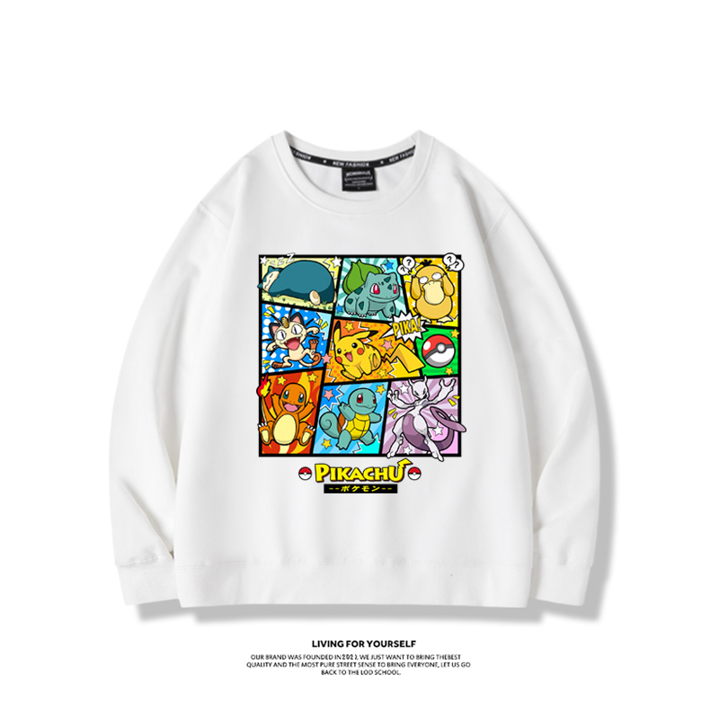 寶可夢2023親子情侶裝 圓領長袖