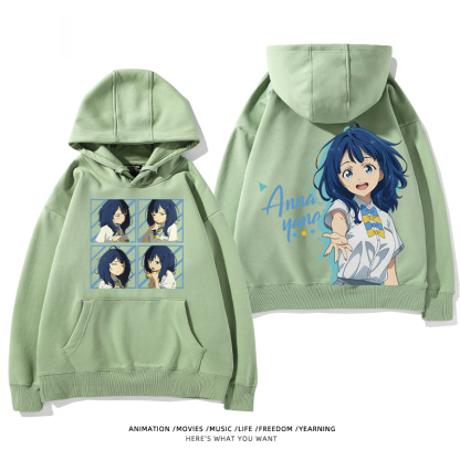 敗犬女主也太多了聯名衛衣2024秋冬新款親子情侶裝薄絨款連帽衛衣