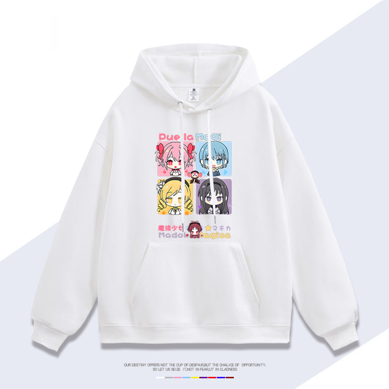 魔法少女小圓新款 親子情侶男女連帽衛衣