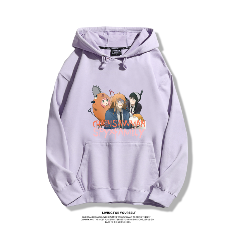 鏈鋸人新款 親子情侶男女款連帽衛衣