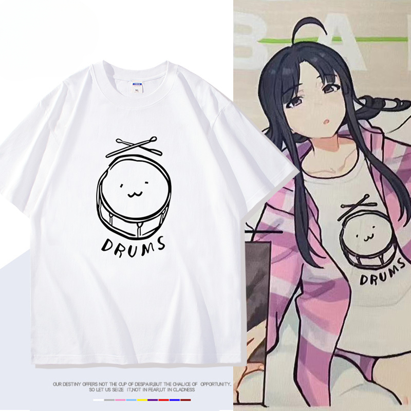 GIRLS BAND CRY哭泣少女樂隊井芹仁菜 安和昴同款短袖T恤純棉痛衣