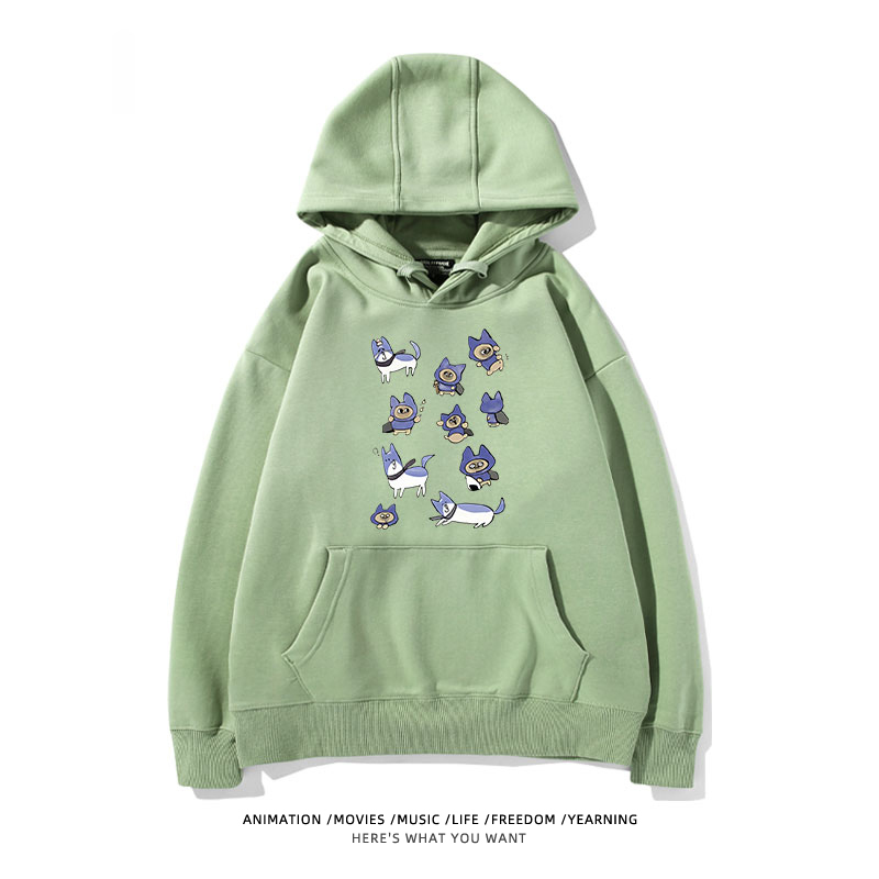 Monster Hunter Rise魔物獵人 聯名衛衣2024秋冬新款親子情侶裝薄絨款連帽衛衣