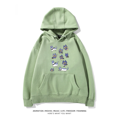 Monster Hunter Rise魔物獵人 聯名衛衣2024秋冬新款親子情侶裝薄絨款連帽衛衣