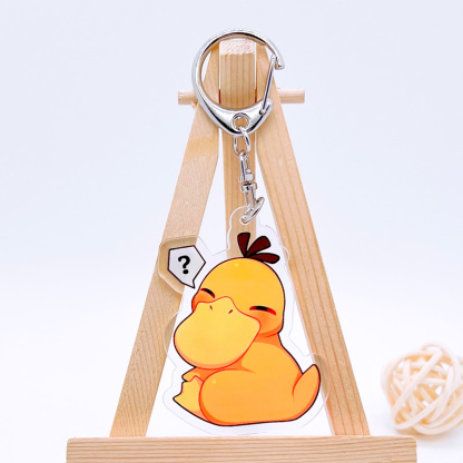 寶可夢繫列 暴萌耿鬼可達鴨超夢亞克力掛件雷丘噴火龍水箭龜掛飾 鑰匙扣