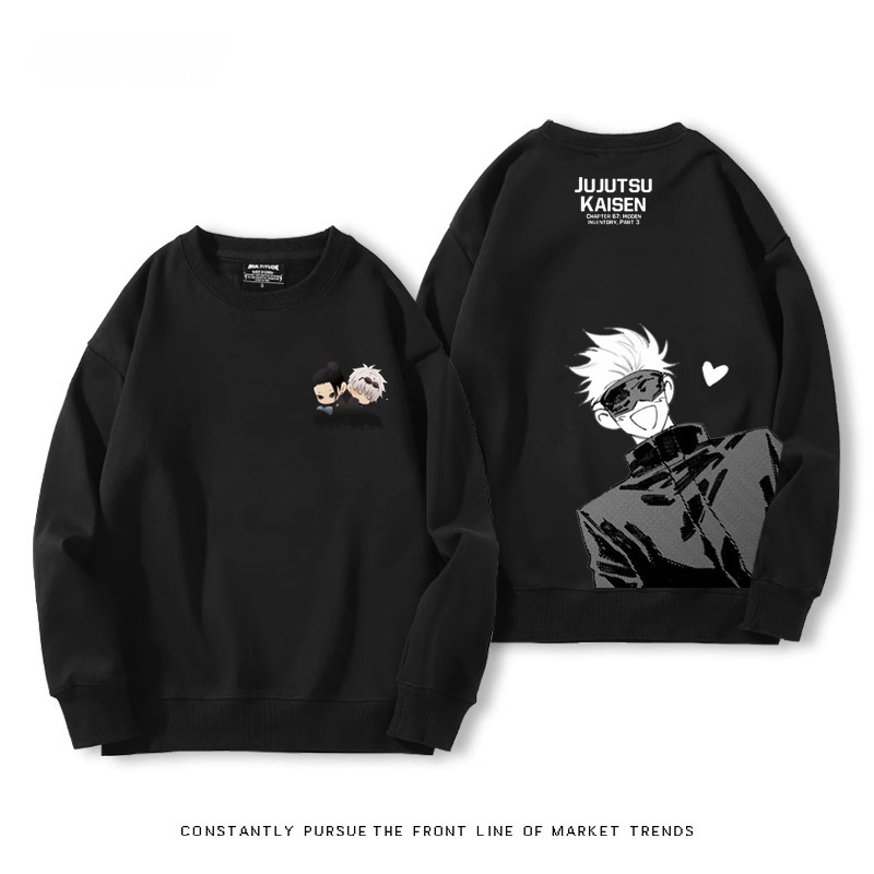 【預售2.25號發貨】鏈鋸人聯名衛衣2024秋冬新款親子情侶裝薄絨款連帽衛衣