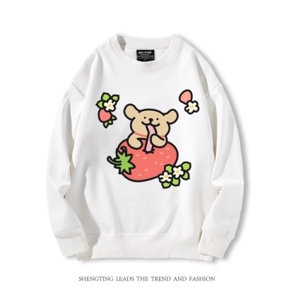 線條小狗 2024親子情侶裝 圓領長袖