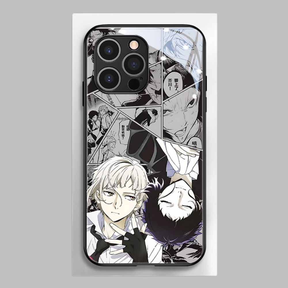 文豪野犬新款高清全包防摔玻璃殼