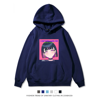 永遠是深夜有多好 聯名衛衣2024秋冬新款親子情侶裝薄絨款連帽衛衣