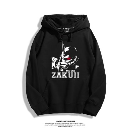 機動戰士高達 聯名衛衣2024秋冬新款親子情侶裝薄絨款連帽衛衣