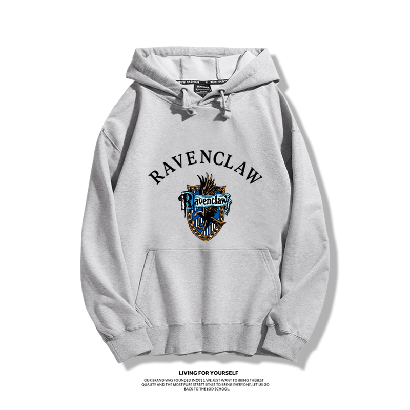 哈利波特聯名衛衣2023秋冬新款親子情侶裝薄絨款連帽衛衣