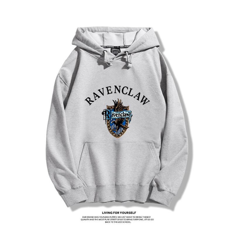 哈利波特聯名衛衣2023秋冬新款親子情侶裝薄絨款連帽衛衣