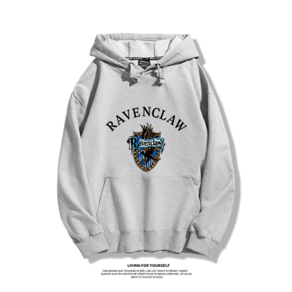 哈利波特聯名衛衣2023秋冬新款親子情侶裝薄絨款連帽衛衣