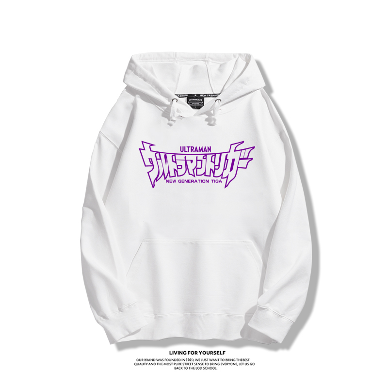 奧特曼50周年紀念聯名衛衣2023秋冬新款親子情侶裝薄絨款連帽衛衣