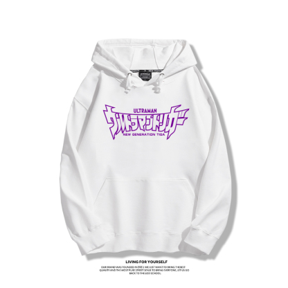 奧特曼50周年紀念聯名衛衣2023秋冬新款親子情侶裝薄絨款連帽衛衣