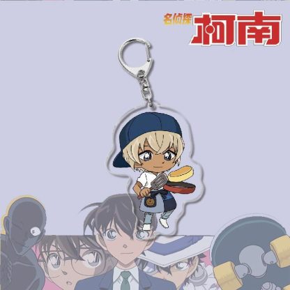 名偵探柯南周邊 灰原哀基德赤井秀一安室透世良真純亞克力鑰匙扣掛飾【單買三件起送】