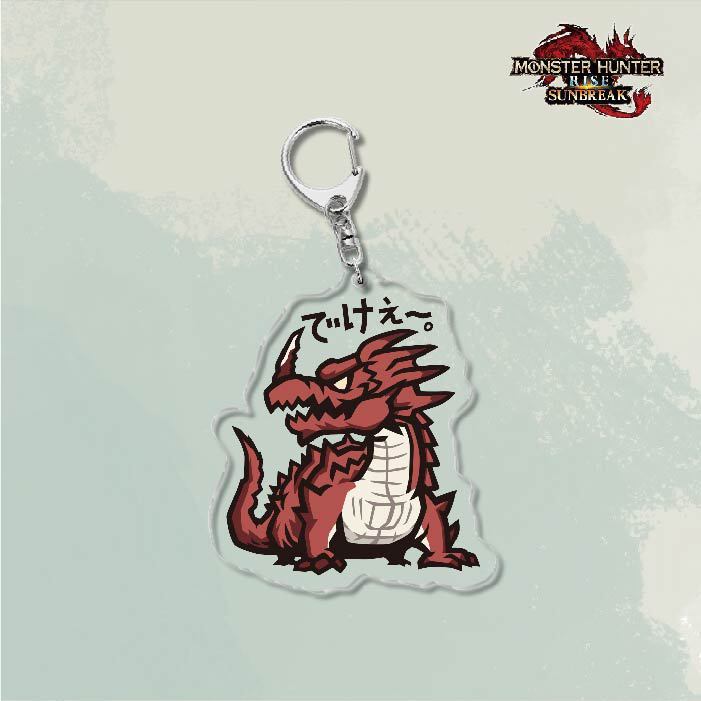Monster Hunter Rise怪物獵人崛起滅盡龍雪鬼獸冰狼亞力克鑰匙扣掛飾【單買三件起送】