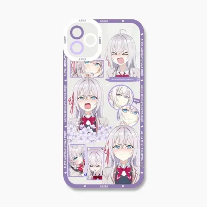 不時輕聲地以俄語遮羞的鄰座艾莉同學天使眼透明防摔軟殼