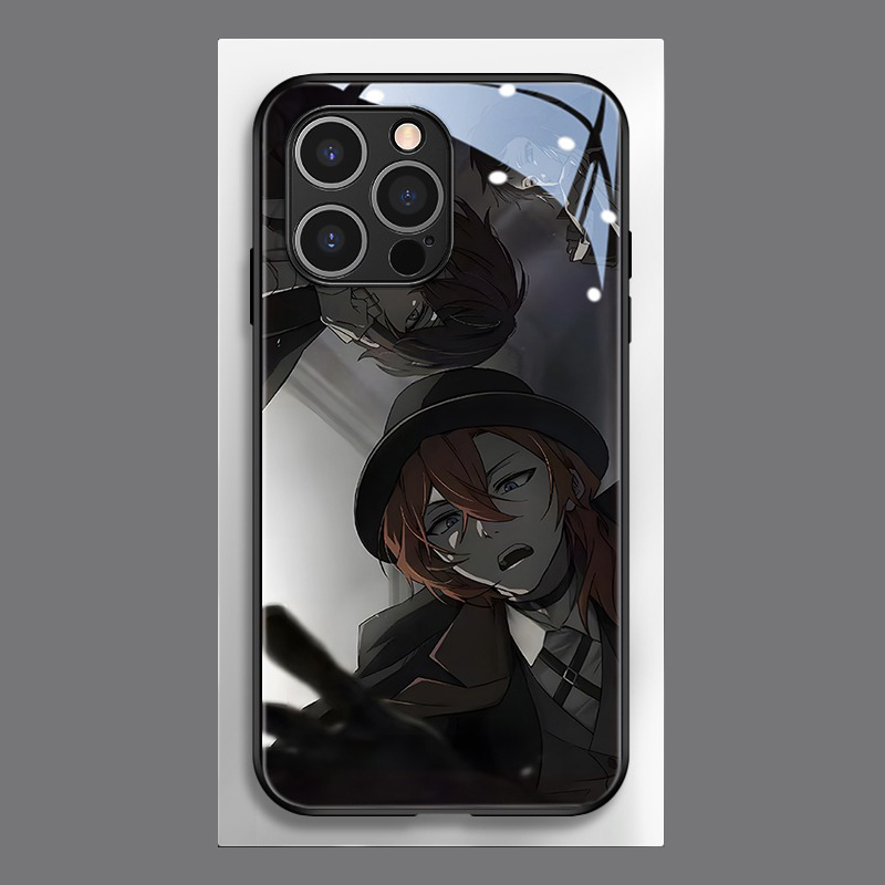 文豪野犬新款高清全包防摔玻璃殼