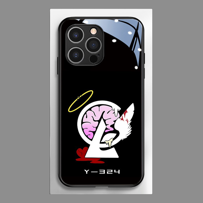 適用蘋果16pro手機殼腦葉公司iPhone15新款男女13promax玻璃14遊戲周邊12mini創意11小衆xr個性8plus高級感xs