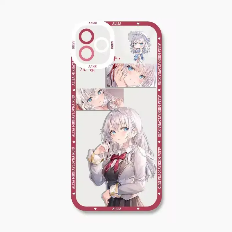 不時輕聲地以俄語遮羞的鄰座艾莉同學天使眼透明防摔軟殼