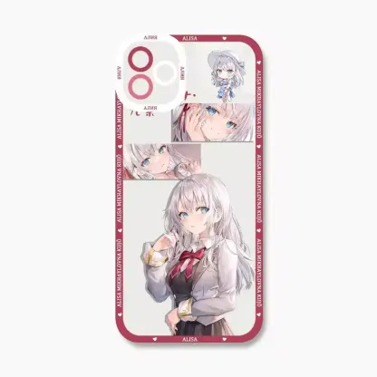 不時輕聲地以俄語遮羞的鄰座艾莉同學天使眼透明防摔軟殼