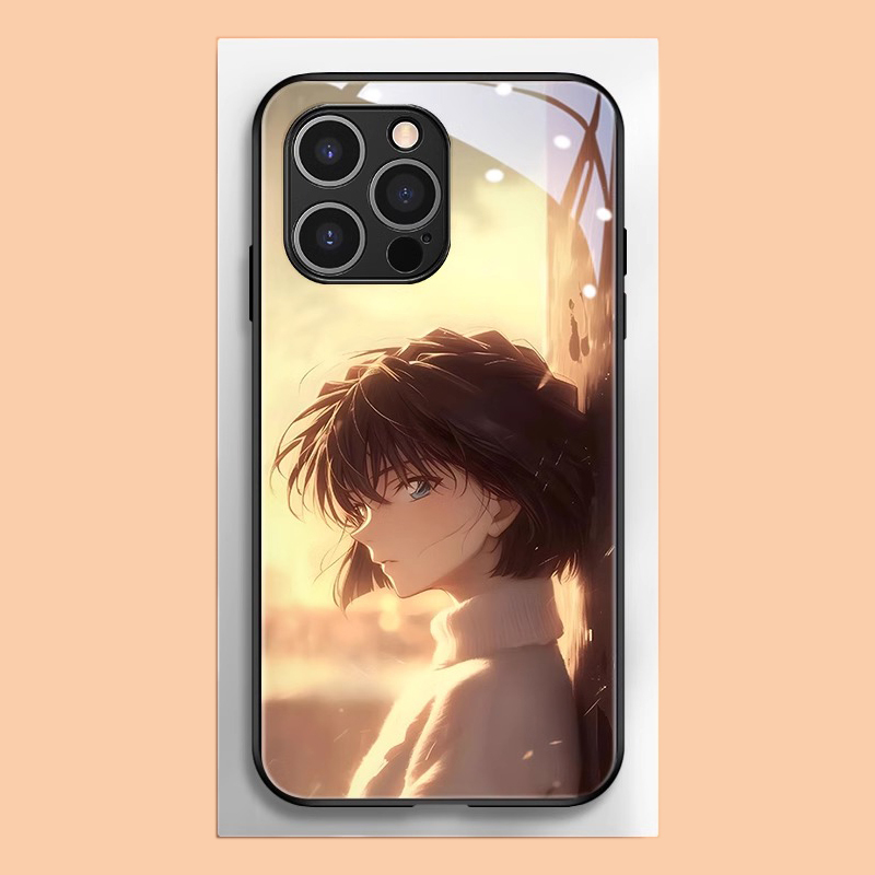 名偵探柯南新款高清全包防摔玻璃殼