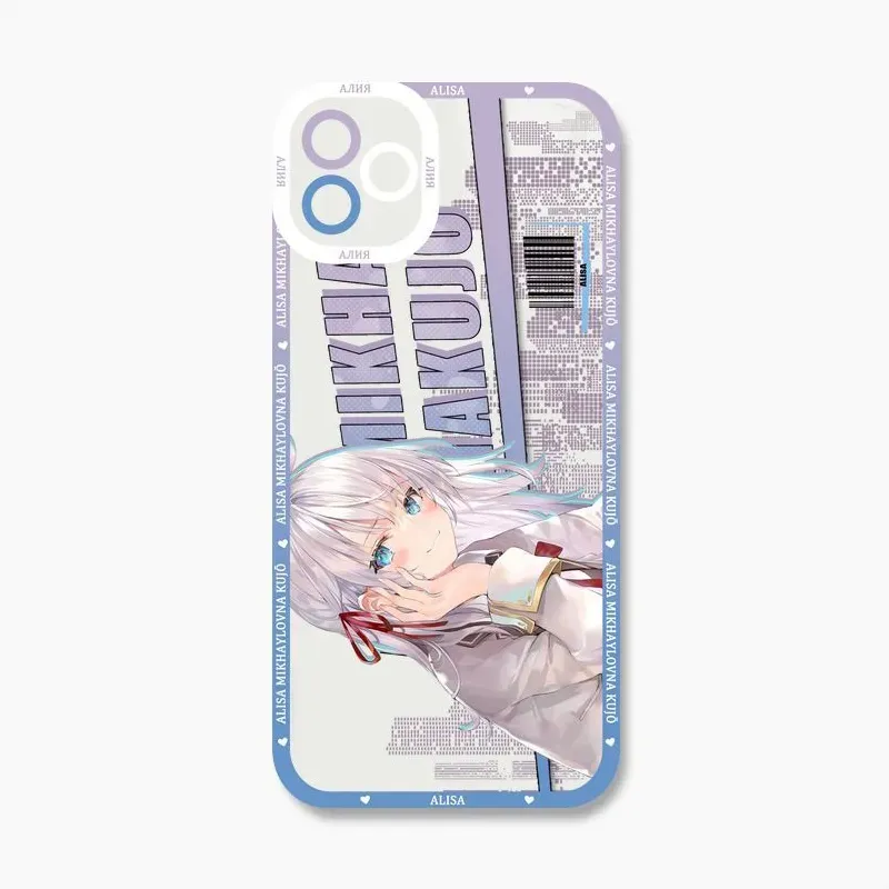 不時輕聲地以俄語遮羞的鄰座艾莉同學天使眼透明防摔軟殼