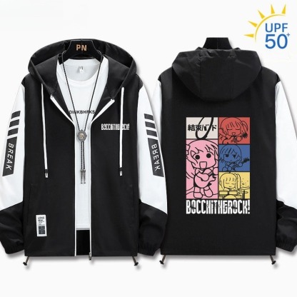 孤獨搖滾 輕薄透氣拉鏈防曬衣外套