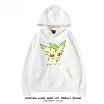 寶可夢伊布家族 聯名衛衣秋冬新款親子情侶裝連帽衛衣