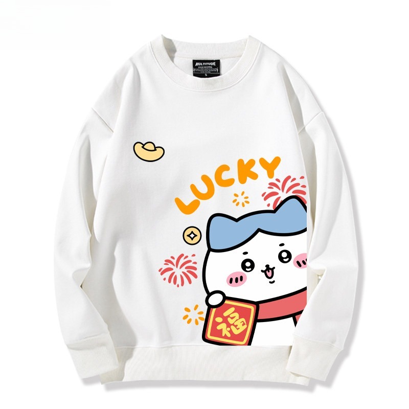 Chiikawa 聯名親子情侶裝 圓領長袖