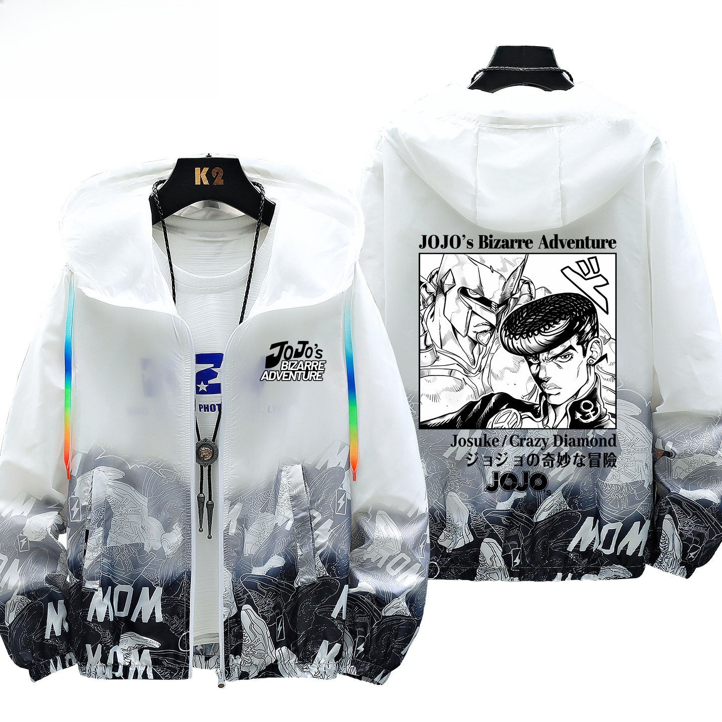 JOJO的奇妙冒險 輕薄透氣漸變防曬衣外套