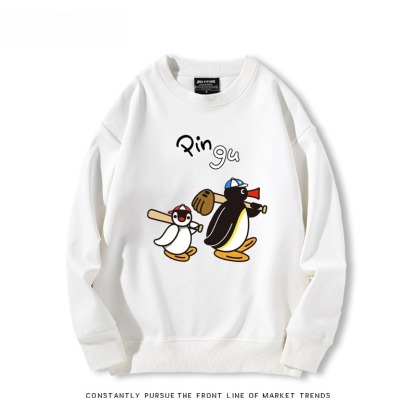pingu 聯名親子情侶裝 圓領長袖