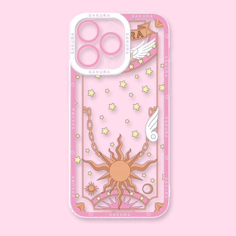 魔卡少女櫻天使眼透明防摔軟殼