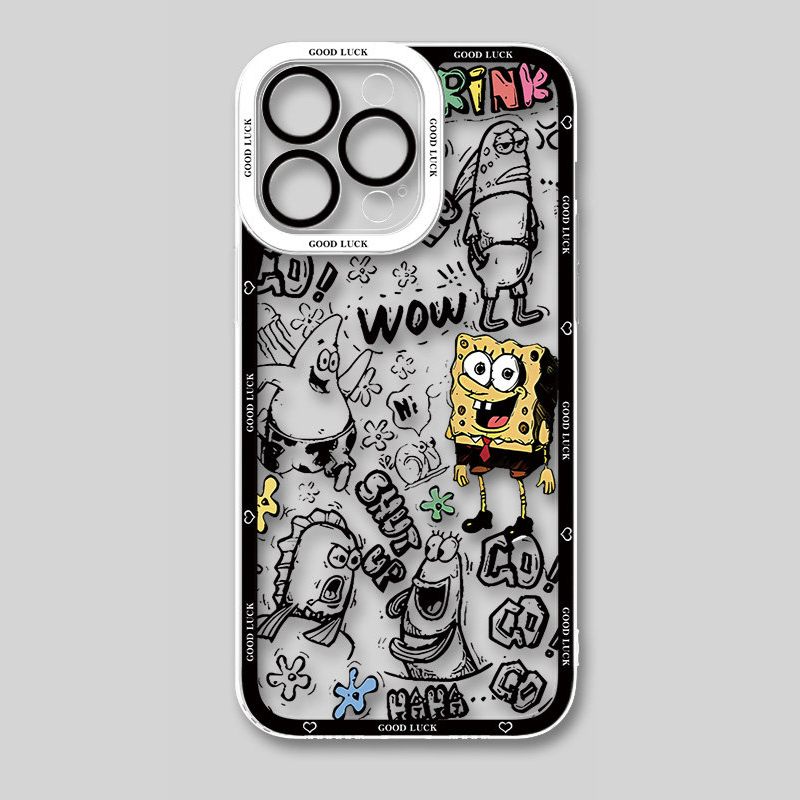 海綿寶寶天使眼透明防摔軟殼