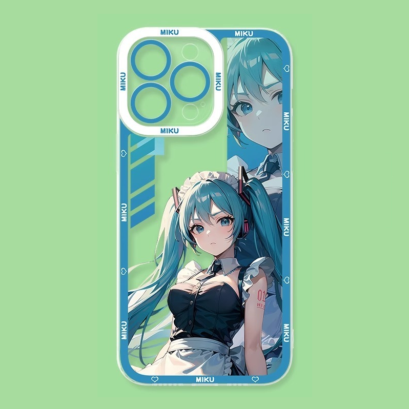 初音未來天使眼透明防摔軟殼