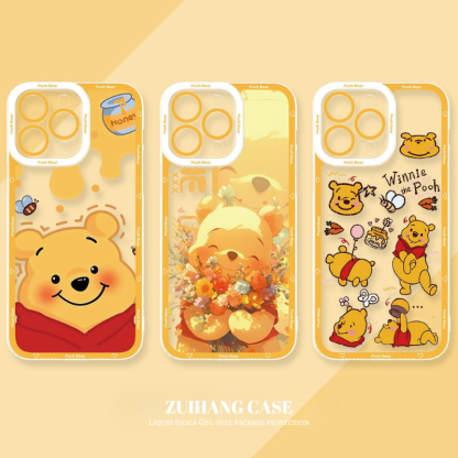 Pooh Bear小熊維尼 天使眼透明手機殼