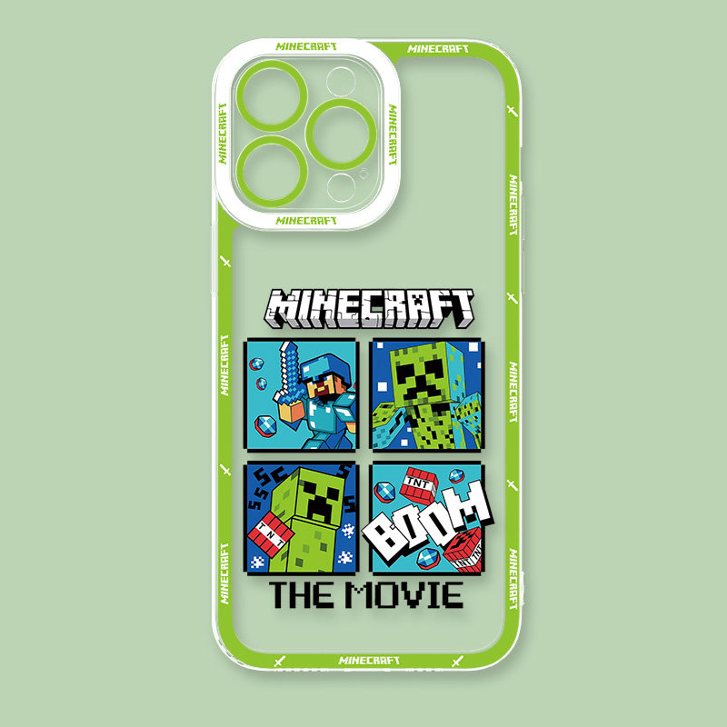 Minecraft麥塊天使眼透明防摔軟殼