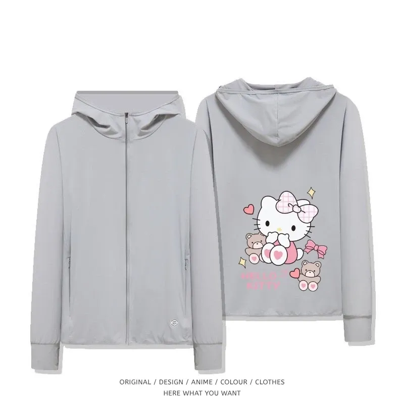 凱蒂貓 Hello Kitty 夏季通勤冰絲速乾涼感防曬外套