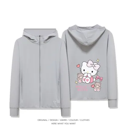 凱蒂貓 Hello Kitty 夏季通勤冰絲速乾涼感防曬外套