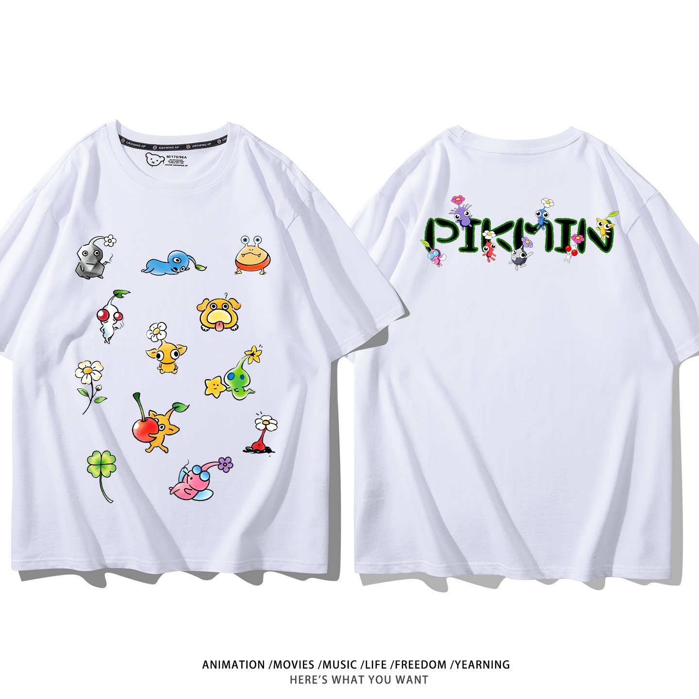 皮克敏PIKMIN4 印花短袖T恤