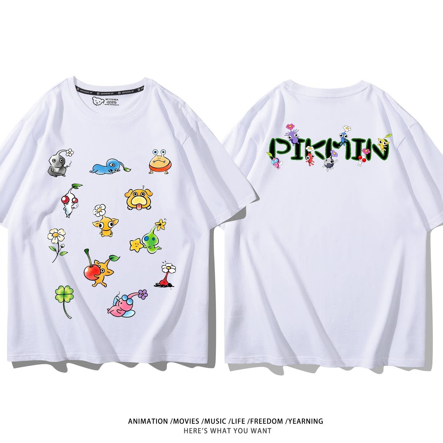 皮克敏PIKMIN4 印花短袖T恤