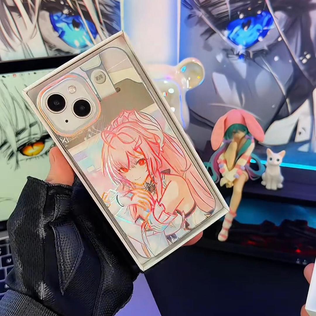 鳴潮極光金漸變手機殼