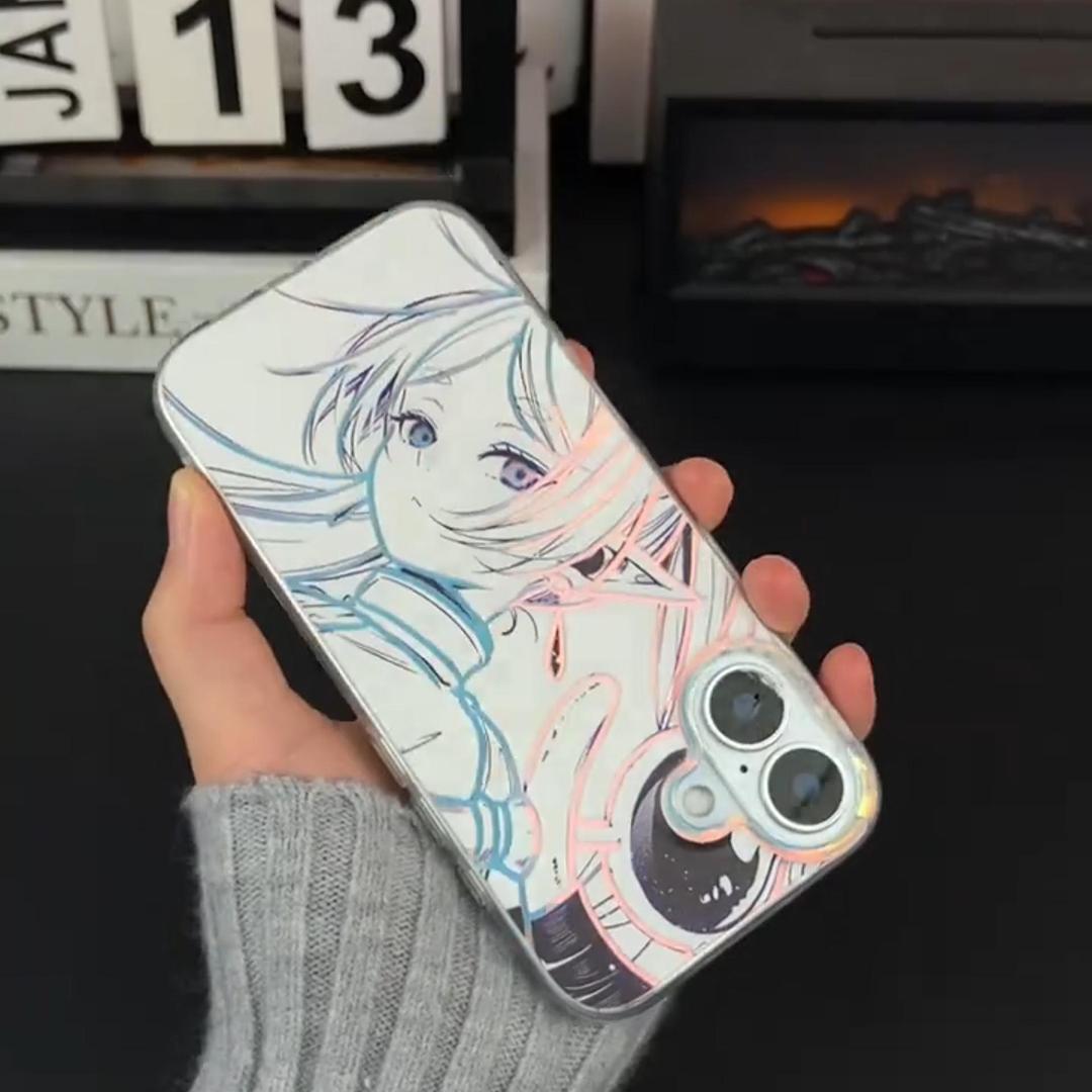 葬送的芙莉蓮極光金漸變手機殼