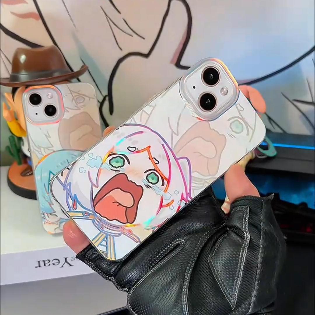 葬送的芙莉蓮極光金漸變手機殼