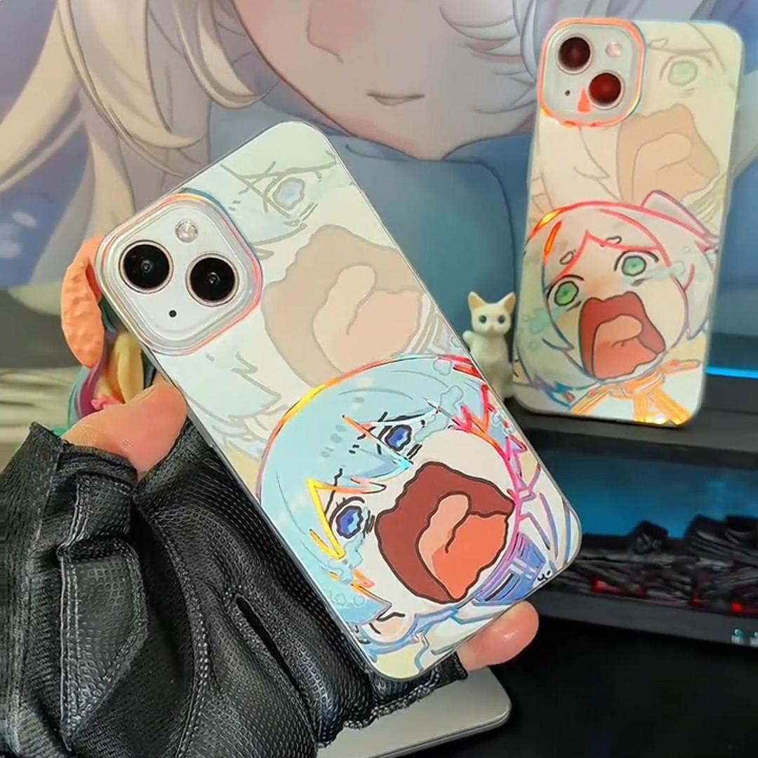 葬送的芙莉蓮極光金漸變手機殼