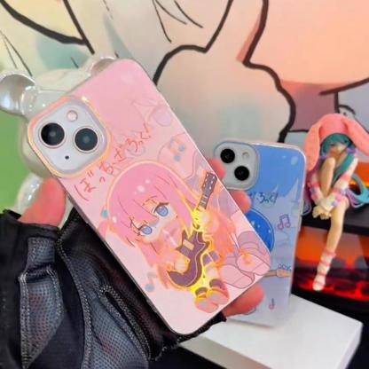 孤獨搖滾極光金防摔手機殼