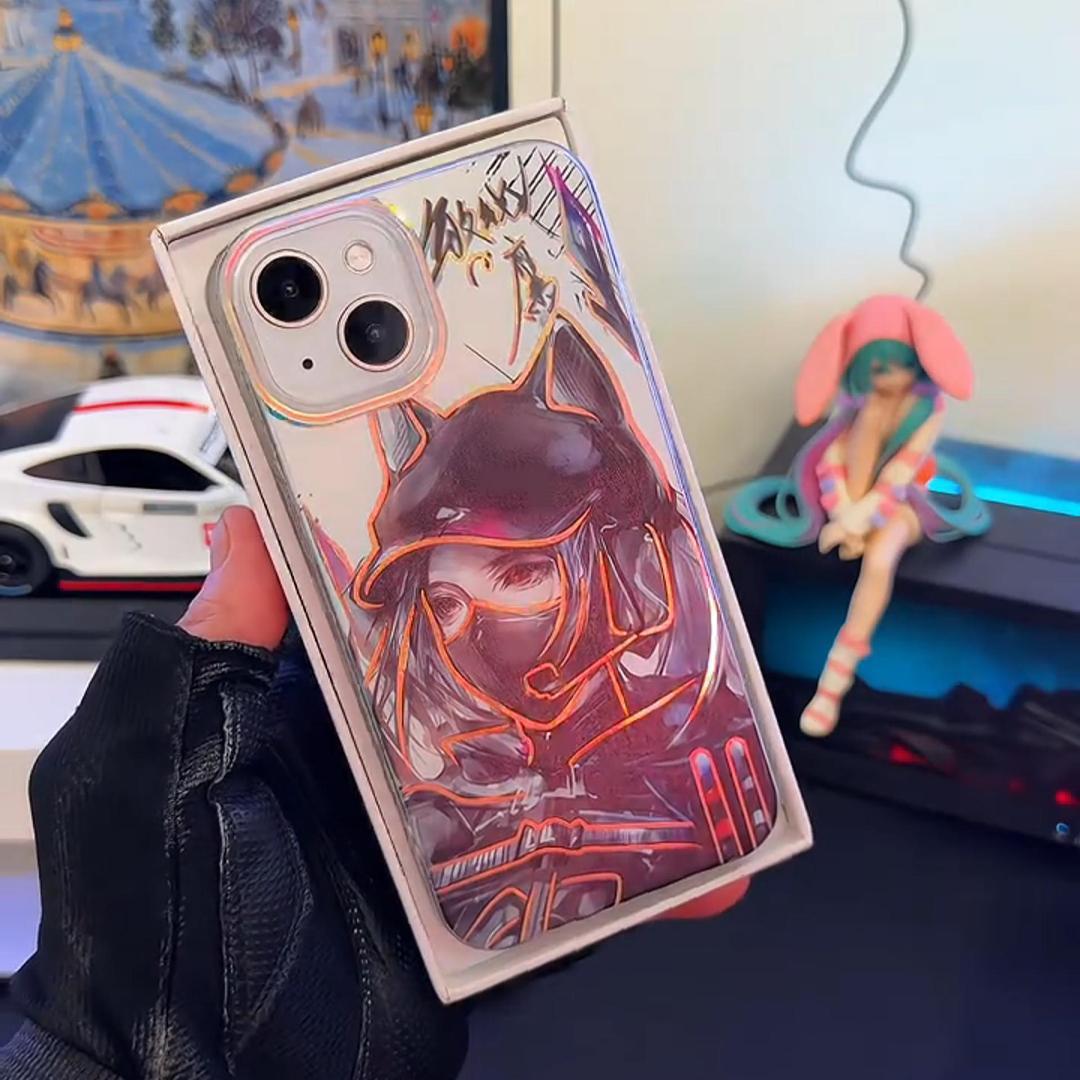 三角洲行動 極光金漸變手機殼